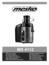 Mesko MS 4112 Manual do proprietário