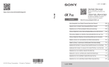 Sony Alpha A7S II Body Manual do usuário