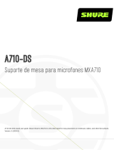 Shure A710-DS Guia de usuario