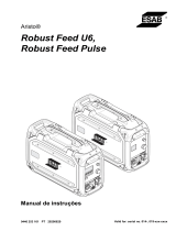 ESAB Robust Feed U6 Manual do usuário