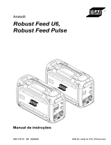 ESAB Robust Feed U6, Robust Feed Pulse Manual do usuário