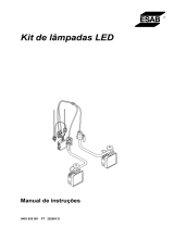 ESAB LED lamp kit Manual do usuário