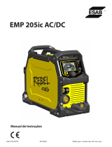 ESAB ESAB EMP 205ic AC/DC Manual do usuário