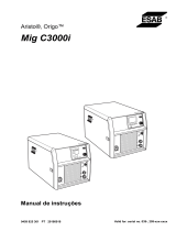 ESAB Mig C3000i - Origo™ Mig C3000i, Aristo® Mig C3000i Manual do usuário