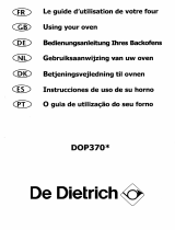 Groupe Brandt DOP370WE1 Manual do proprietário