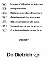 De Dietrich DOV300XE1 Manual do proprietário