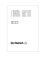 De Dietrich DRD438ZE Manual do proprietário