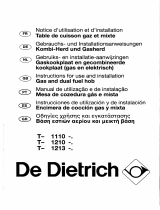De Dietrich TN1210E1 Manual do proprietário