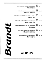 Brandt WFU1222E Manual do proprietário