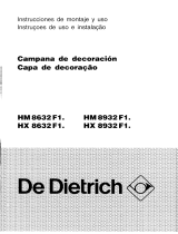 De Dietrich HX8635E1 Manual do proprietário
