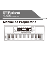 Roland E-X30 Manual do proprietário