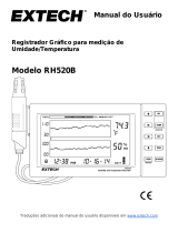 Extech Instruments RH520B Manual do usuário