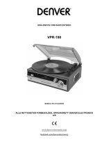 Denver VPR-190 Manual do usuário