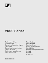 Sennheiser SK 2000 Instruções de operação