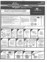 Beyblade Metal Draciel VForce Instruções de operação