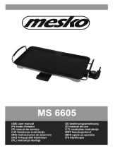Mesko MS 6605 Manual do proprietário