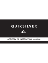 Quicksilver ADDICTIV 2.0 Manual do usuário