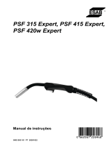 ESAB PSF 420w Expert Manual do usuário