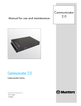 Munters Communicator 2 PT V3.5.6 R1.2 116694 MUR Manual do proprietário