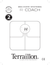 Terraillon 14246 R COACH METAL&BLUE Manual do proprietário