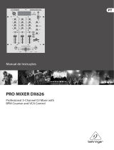 Behringer DX626 Manual do proprietário