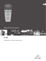 Behringer C-1U Manual do proprietário