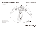 HyperX ChargePlay Quad (HX-CPQD-U) Manual do usuário