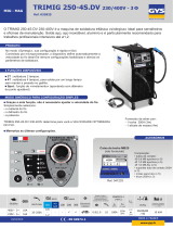 GYS TRIMIG 250-4S DV Ficha de dados