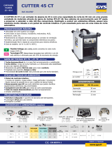 GYS PLASMA CUTTER 45 CT Ficha de dados