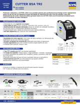 GYS PLASMA CUTTER 85A TRI Ficha de dados