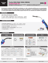 GYS MIG torch grip 350a - 4m - (ctø1.2 mm-m8) Ficha de dados