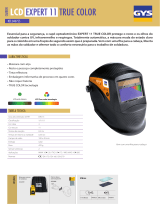 GYS LCD EXPERT 11 CARBON HELMET Ficha de dados