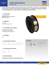 GYS MIG WIRE EXCELLIUM CuSi3 Ø0.8 - PLASTIC REEL S200 5kg - ERCuAl-A1 Ficha de dados