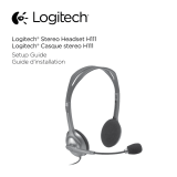 Logitech Stereo Headset H111 Manual do proprietário