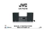 JVC UX-F427B Manual do proprietário