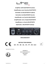 LTC Audio MFA1200USB-BT-BL Manual do proprietário