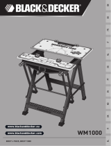 Black & Decker WM1000 Workmate Werkbank Manual do usuário
