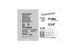 Sharp HT-SB500 Manual do usuário