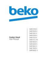Beko CWB 9711 XH Dunstabzugshaube Manual do usuário