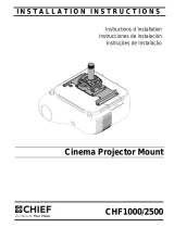 Epson CHF2500 Projector Ceiling Mount Kit Guia de usuario
