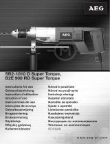 AEG SB2-1010 D SUPER TORQUE Manual do proprietário