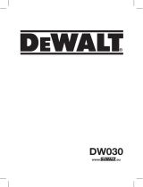 DeWalt DW030 Manual do usuário