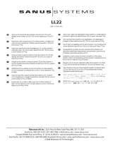 Sanus Systems Wall Mount LL22 Manual do usuário