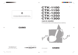 Casio CTK-1300 Manual do usuário