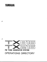 Yamaha TX-816 Manual do usuário