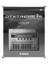 Yamaha DTXTREME IIs Ficha de dados