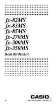 Casio fx-83MS Manual do usuário