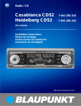 Blaupunkt CASABLANCA CD52 7 642 295 310 Manual do proprietário