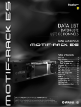 Yamaha MOTIF-RACK ES Ficha de dados
