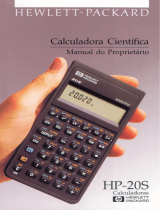 HP 20s Scientific Calculator Manual do usuário
